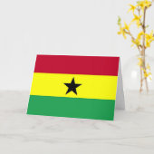 Flag of Ghana Kaart (Gele Bloem)
