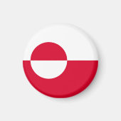 Flag of Greenland Magneet (Voorkant)