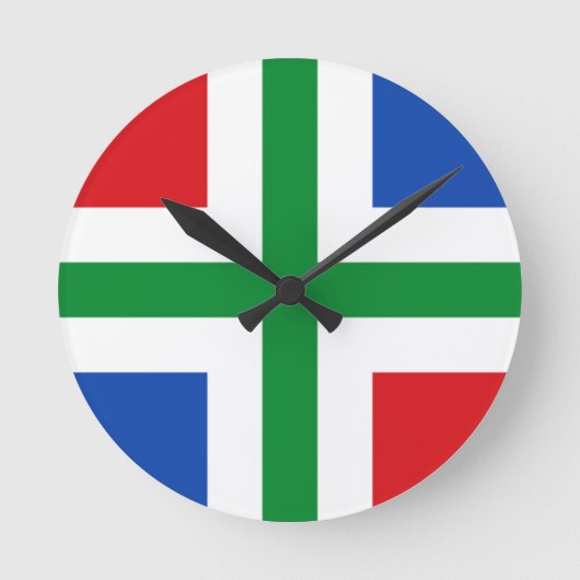 Flag of Groningen (province) Ronde Klok (Voorkant)