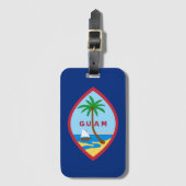 Flag of Guam Bagagelabel (Voorkant (verticaal))
