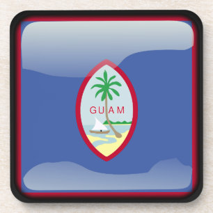 Flag of Guam Drankjes Onderzetter