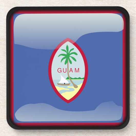 Flag of Guam Drankjes Onderzetter (Voorkant)