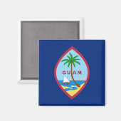 Flag of Guam Magneet (Voorkant / Achterkant)