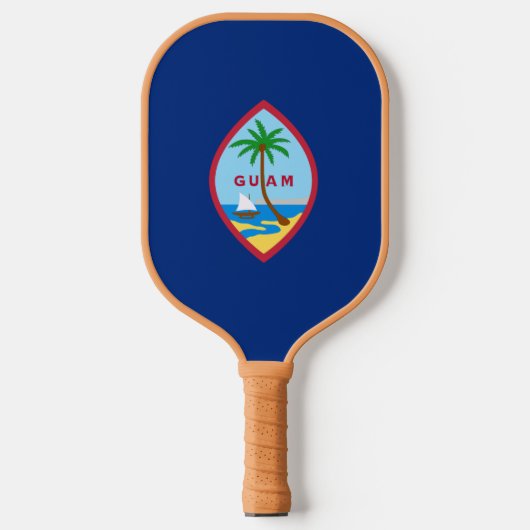 Flag of Guam Pickleball Paddle (Voorkant)