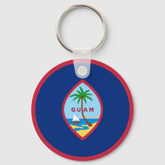 Flag of Guam Sleutelhanger (Voorkant)