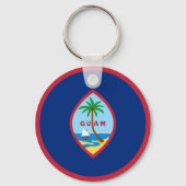 Flag of Guam Sleutelhanger (Achterkant)
