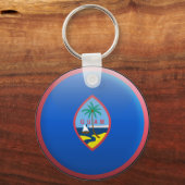 Flag of Guam Sleutelhanger (Voorkant)