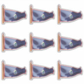 Flag of Guam Sticker (Voorkant)
