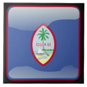 Flag of Guam Tegeltje (Voorkant)