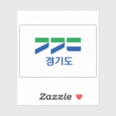 Flag of Gyeonggi Province, South Korea Sticker (Vel)