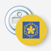 Flag of Hamilton, Ontario Bottle Opener (Voorkant)