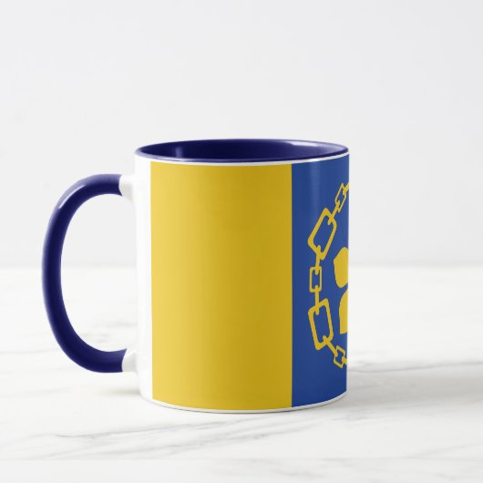 Flag of Hamilton, Ontario Mug Mok (Links)