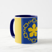 Flag of Hamilton, Ontario Mug Mok (Voorkant links)