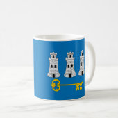 Flag of Havana, Cuba Coffee Mug Koffiemok (Voorkant rechts)