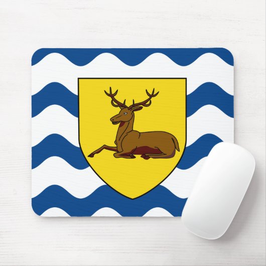 Flag of Hertfordshire Mouse Pad Muismat (Met muis)
