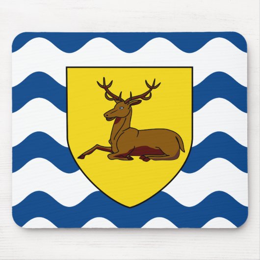 Flag of Hertfordshire Mouse Pad Muismat (Voorkant)