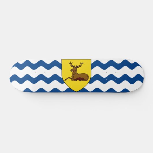 Flag of Hertfordshire Skateboard (Horizontaal)