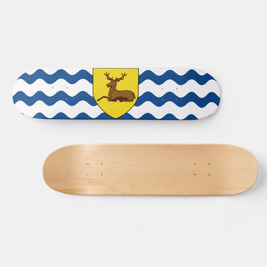 Flag of Hertfordshire Skateboard (Horizontaal)