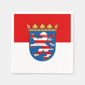 Flag of Hesse Paper Napkins Servet (Voorkant)