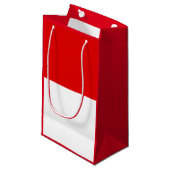 Flag of Hesse Small Gift Bag Klein Cadeauzakje (Voorkant Gekanteld)