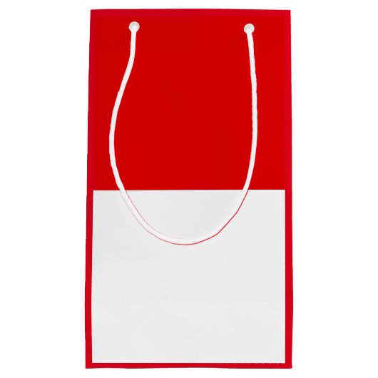 Flag of Hesse Small Gift Bag Klein Cadeauzakje (Voorkant)