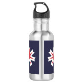 Flag of Hokkaido Prefecture, Japan Waterfles (Achterkant)