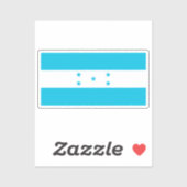 Flag of Honduras custom-cut  Sticker (Vel)