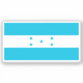 Flag of Honduras custom-cut  Sticker (Voorkant)