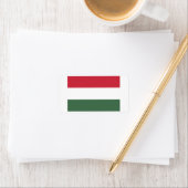 Flag of Hungary custom-cut  Etiket (Insitu)