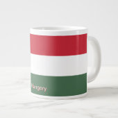 Flag of Hungary custom  Grote Koffiekop (Voorkant rechts)
