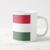 Flag of Hungary custom  Grote Koffiekop (Rechts)