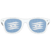 Flag of Hyogo Prefecture, Japan Retro Zonnebril (Voorkant)