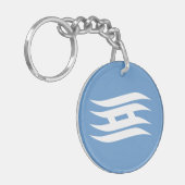 Flag of Hyogo Prefecture, Japan Sleutelhanger (Voorkant Links)