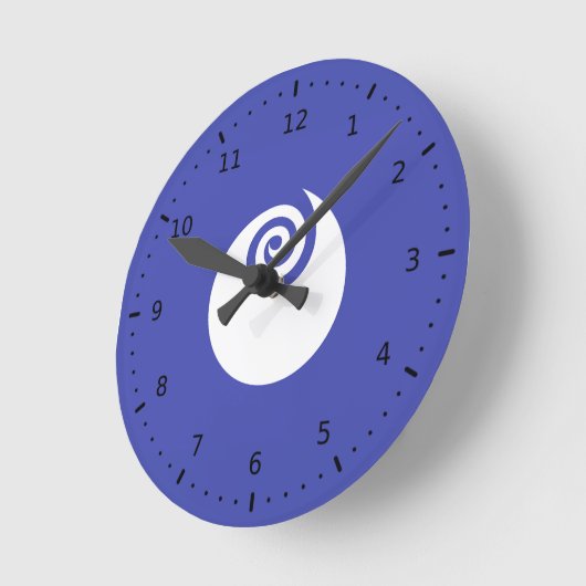 Flag of Ibaraki Prefecture, Japan Ronde Klok (Hoek)