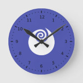 Flag of Ibaraki Prefecture, Japan Ronde Klok (Voorkant)