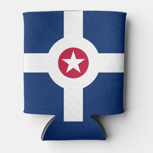 Flag of Indianapolis, Indiana Can Cooler (Voorkant)