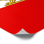 Flag of Iran (1964–1980) Poster (Hoek)