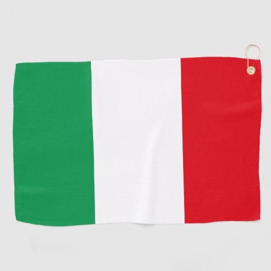Flag of Italy Golfhanddoek (Horizontaal)