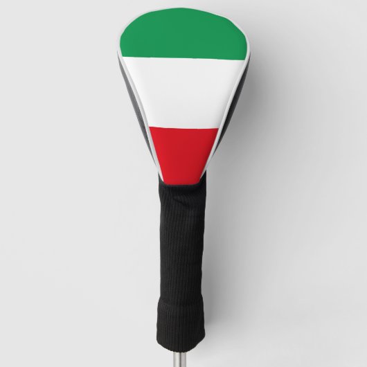 Flag of Italy Golfheadcover (Voorkant)