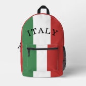 Flag of Italy Italian Bedrukte Rugzak (Voorkant)