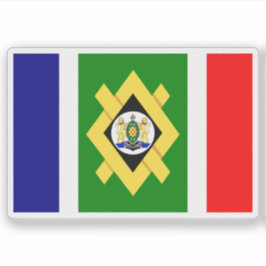 Flag of Johannesburg, the Republic of South Africa Sticker