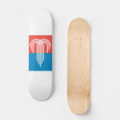 Flag of Kansas City, Missouri Persoonlijk Skateboard (Voorkant)