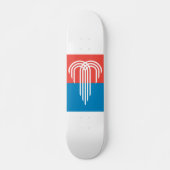 Flag of Kansas City, Missouri Persoonlijk Skateboard (Voorkant)