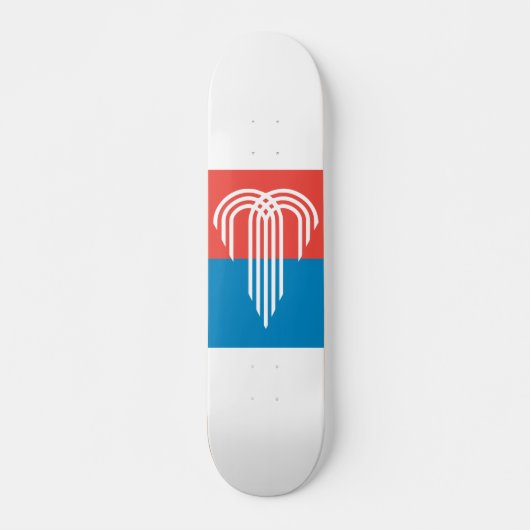 Flag of Kansas City, Missouri Persoonlijk Skateboard (Voorkant)