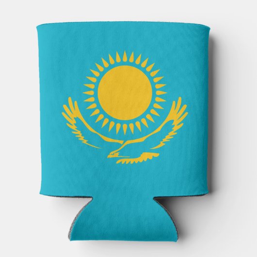 Flag of Kazakhstan Blikjeskoeler (Achterkant)