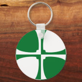 Flag of Kirkcudbrightshire Keychain (Voorkant)