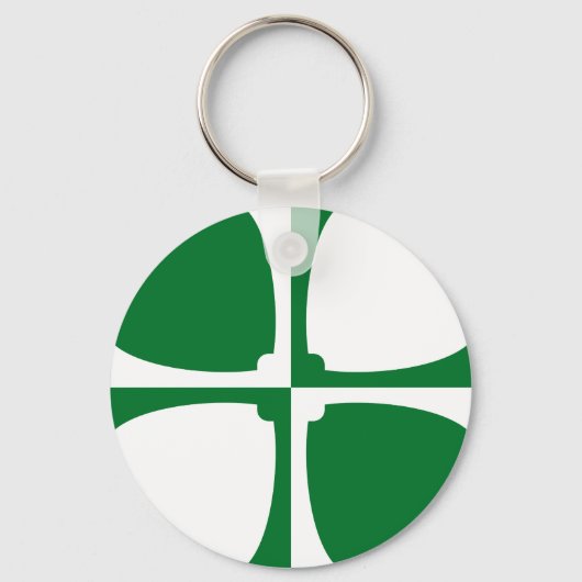 Flag of Kirkcudbrightshire Keychain (Achterkant)