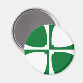 Flag of Kirkcudbrightshire Magnet (Voorkant / Achterkant)