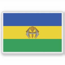 Flag of KwaNdebele, the Republic of South Africa Sticker