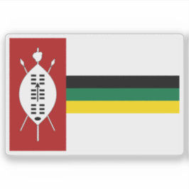 Flag of KwaZulu (1985-1984), Rep. of South Africa Sticker